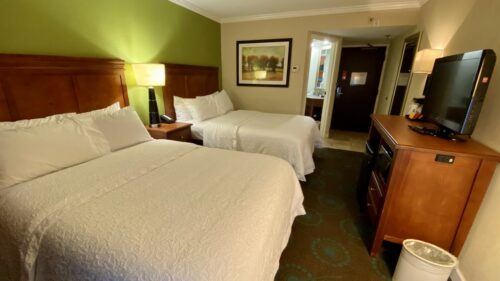 hampton inn daytona two beds room