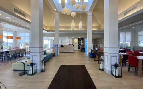 Hilton Garden Inn St Augustine Beach lobby entrance