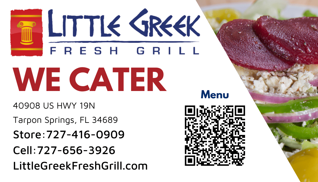 Cater with Little Greek Fresh Grill in Tarpon Springs